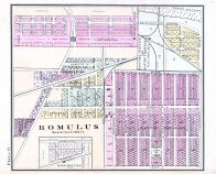 Plate 009 - Hand Station, Rawsonville, Romulus, South Trenton, Wayne County 1883 with Detroit